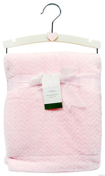 Picture of Jacquard Valour Blanket Pink