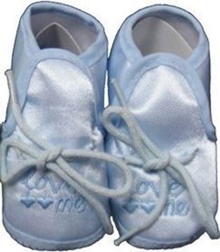 Picture of "Love Me" Booties - Sky Blue