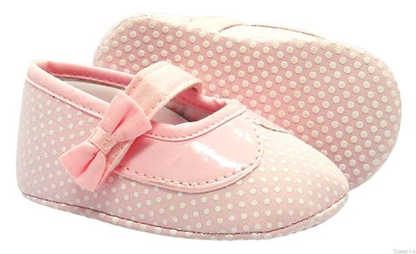 Picture of Girl's Pink Polka Dot Shoe