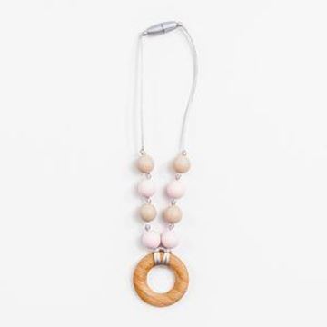Picture of Toddler Necklace -  Soft peach and neutral