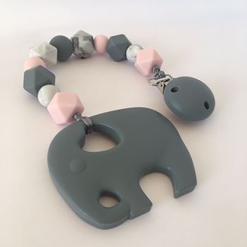 Picture of Elephant teether - Pink