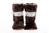 Picture of Boots - Brown Fur Lace & Flower