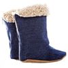 Picture of Boots Unisex- Denim & Beige Sheepskin