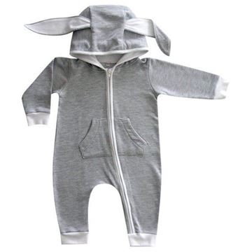 Picture of Bunny Onesie - Light Grey