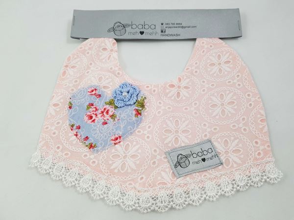 Picture of Vintage Bib - Pink Lace