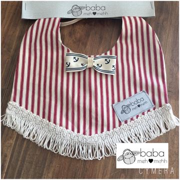 Picture of Vintage Bib - Sailor with bow