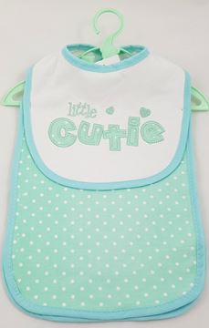 Picture of Bib & Burper Set Green