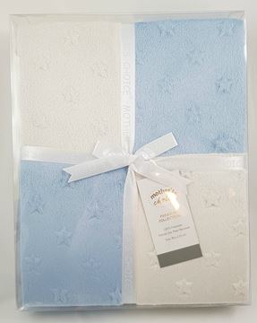Picture of Infants Sherpa Star Blanket - Blue